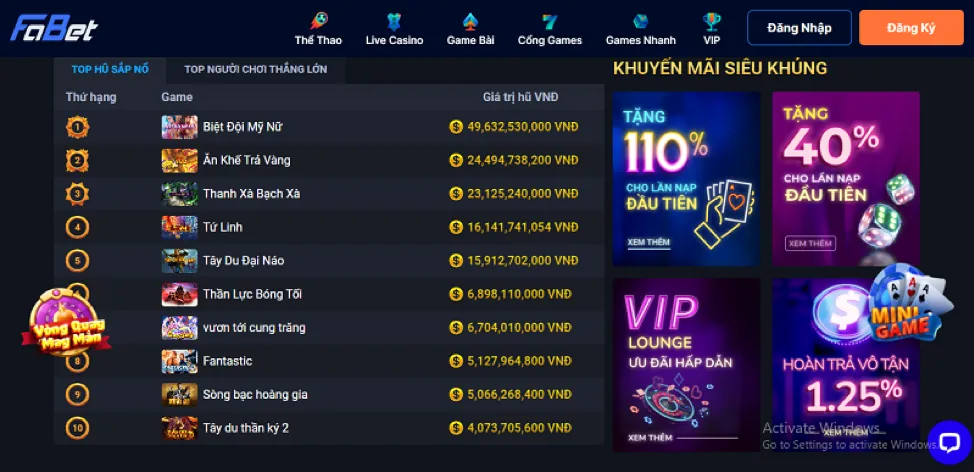 Đa dạng trò chơi tại nền tảng Onebet